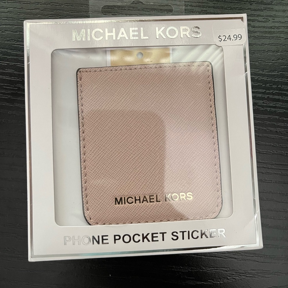 Michael Kors new phone pocket sticker